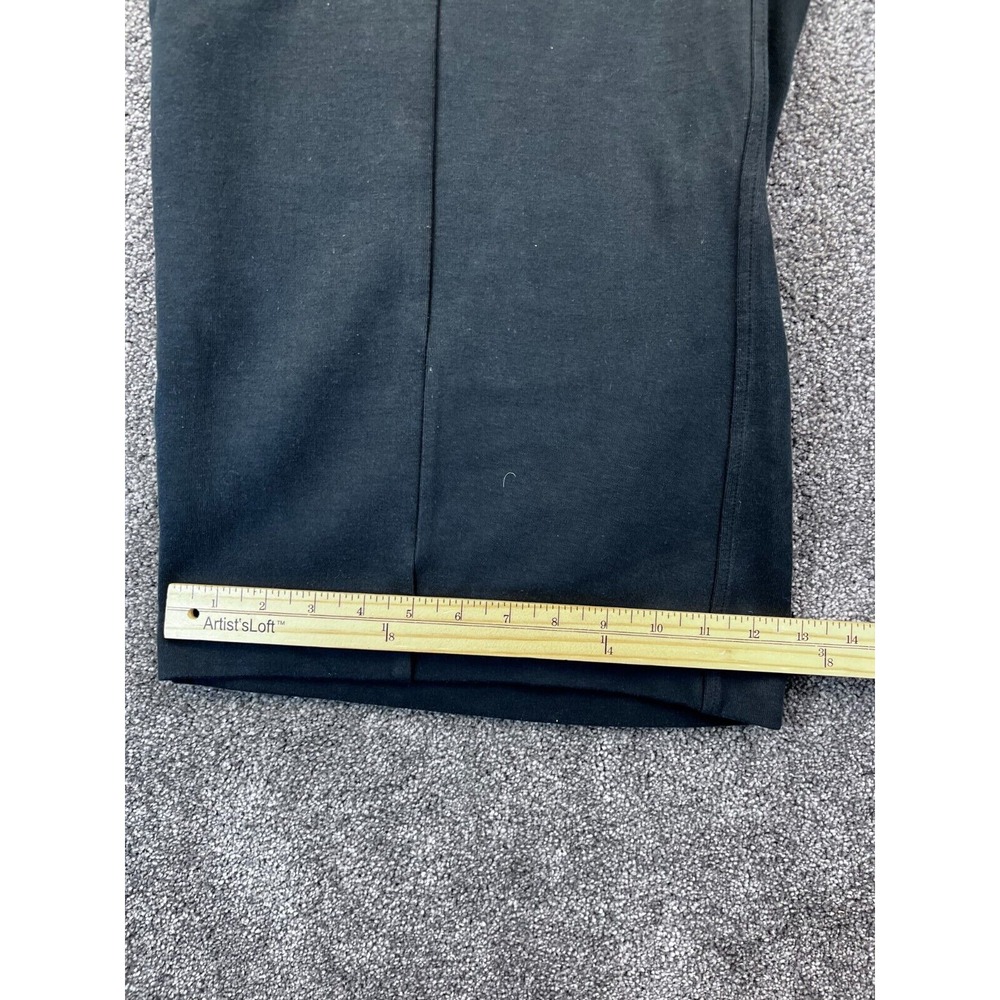Nike Sweatpants Women Medium Capri Wide Leg Sportswear Tech Fleece Pant‎ Black - Picture 10 of 13